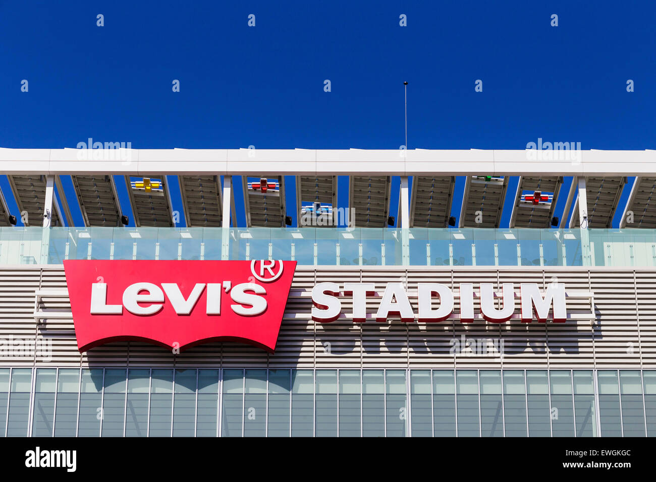 Levi's Stadium in Santa Clara, Silicon Valley (Editorial Use Only) Stock Photo