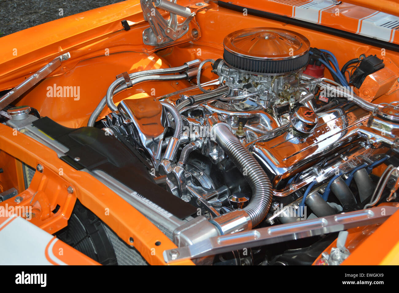 Chevrolet camaro engine hi-res stock photography and images - Alamy