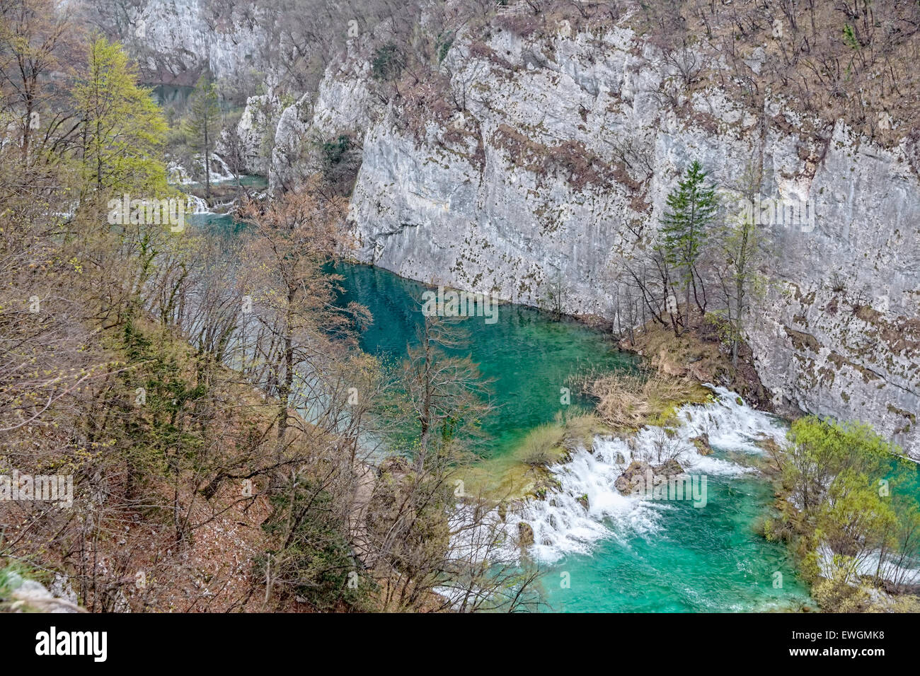 Plitvice lakes national park Stock Photo