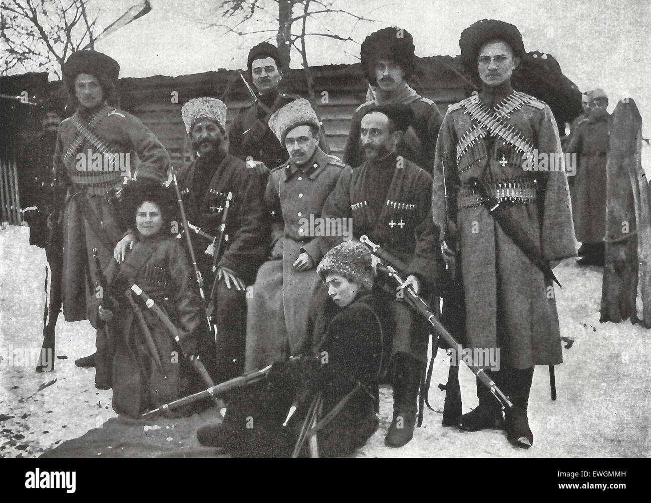 The Redoubtable Cossacks - World War I Stock Photo