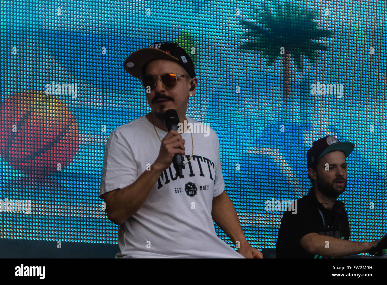 Kiel, Germany. 25nd June, 2015.The rapper MC Fitti with Friends are ...
