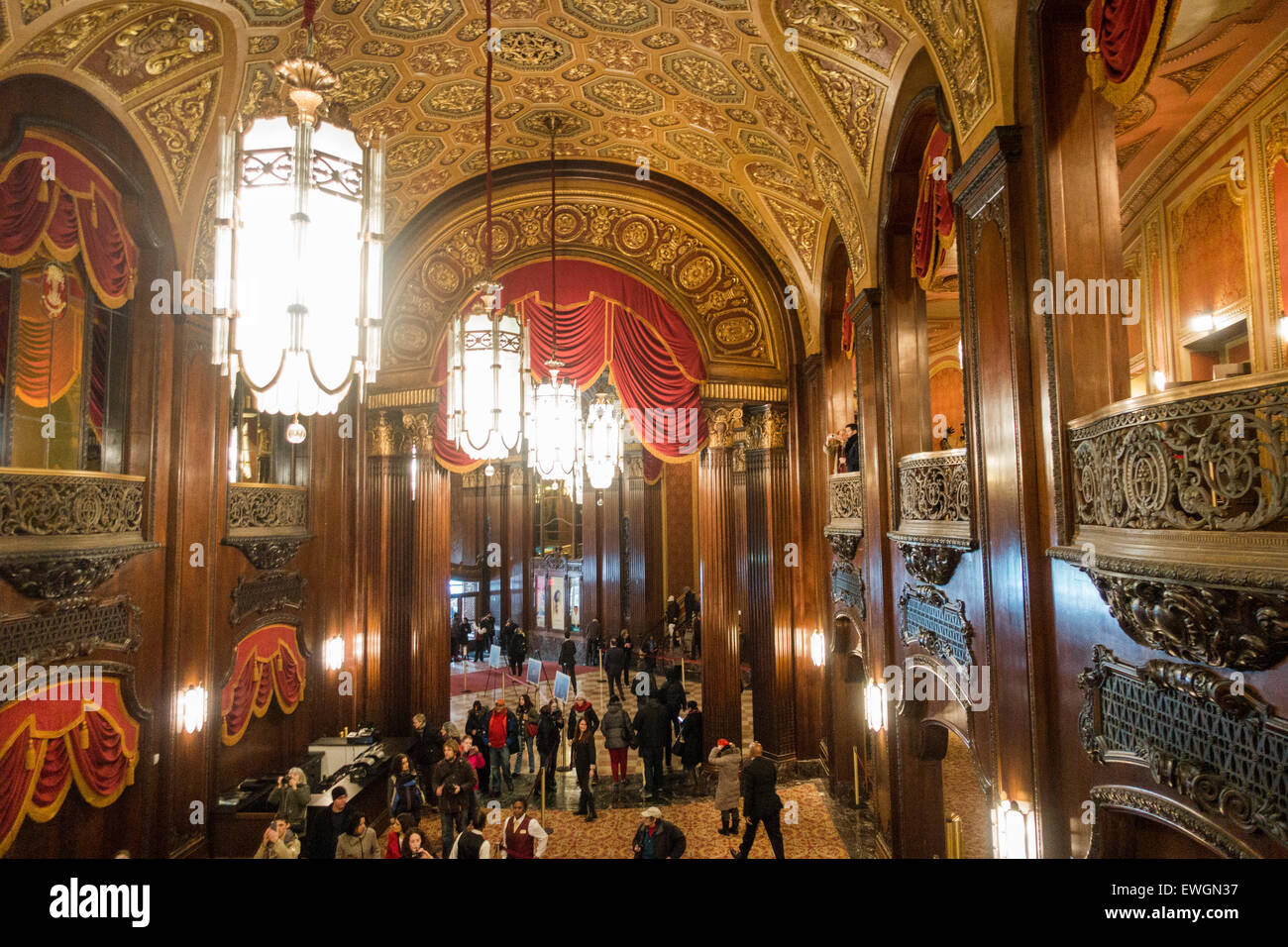 Kings theatre tour Brooklyn New York City Stock Photo - Alamy