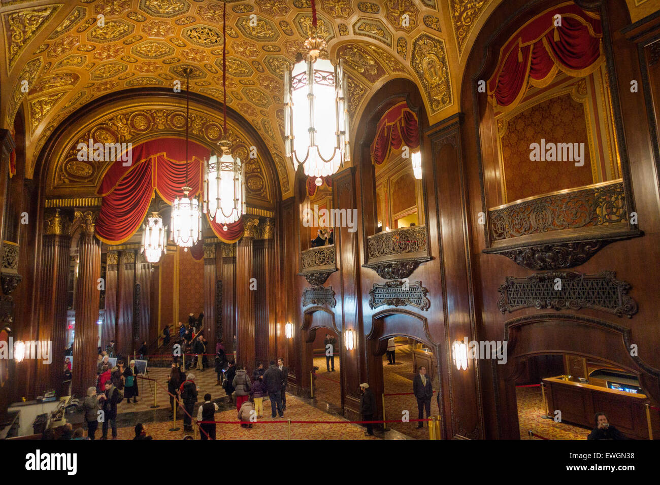 Kings theatre tour Brooklyn New York City Stock Photo - Alamy