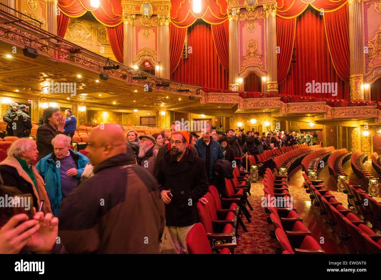 Kings theatre tour in Brooklyn New York City Stock Photo - Alamy