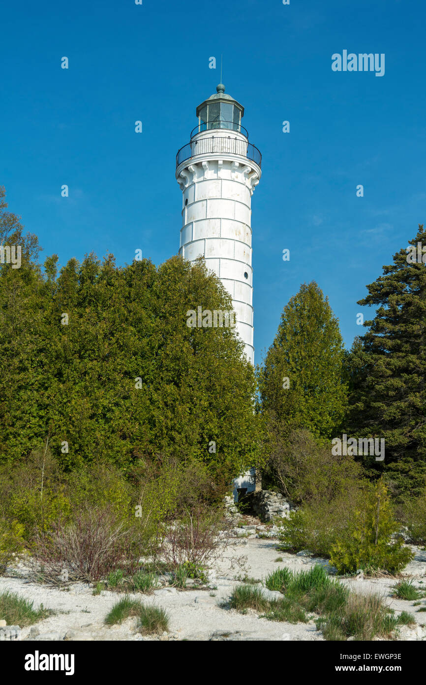 Wisconsin, Door County, Baileys Harbor, Cana Island Lighthouse