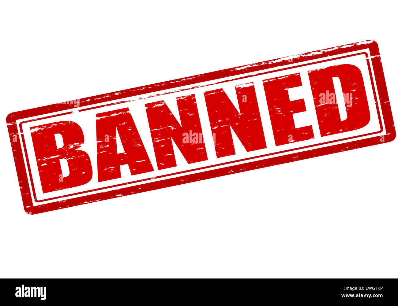 Rubber stamp with word banned inside hi res stock photography and Rubber stamp with word banned inside hi res stock photography and