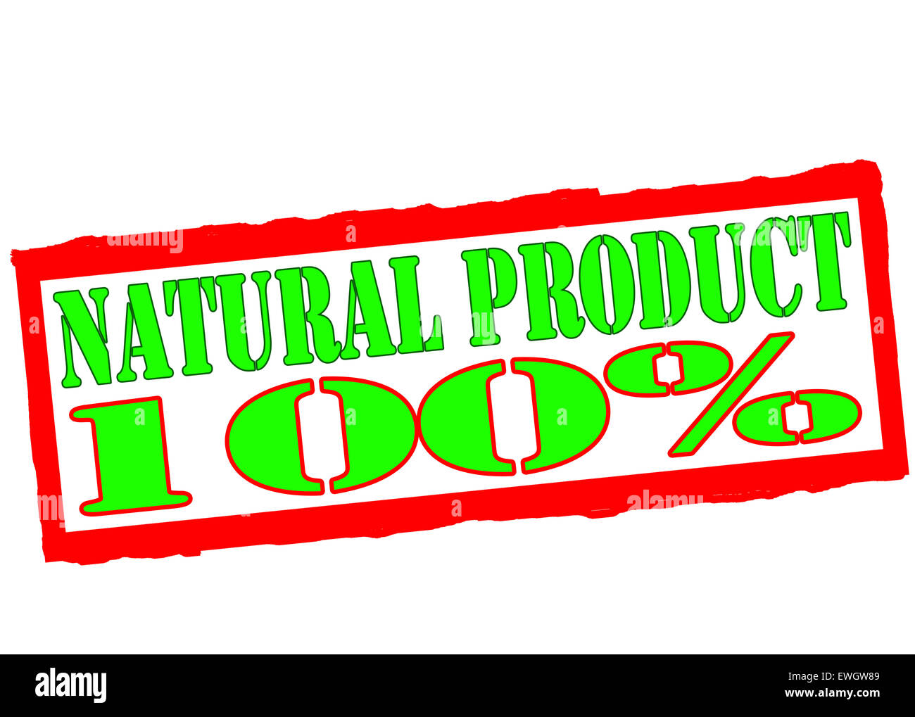 Rubber stamp with text natural product inside, illustration Stock Photo