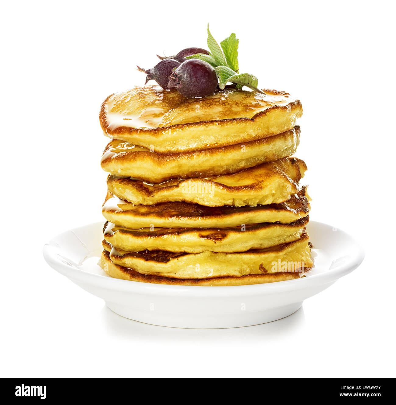 Pancake pancakes stack honey hi-res stock photography and images - Alamy
