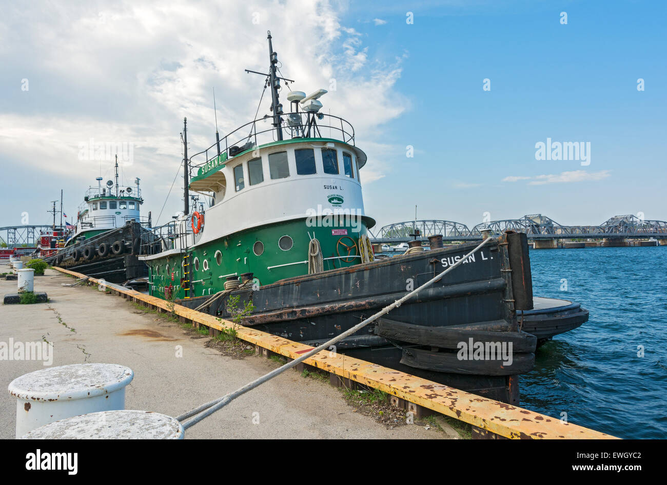 Wisconsin, Door County, Sturgeon Bay, Tugboats Stock Photo Alamy