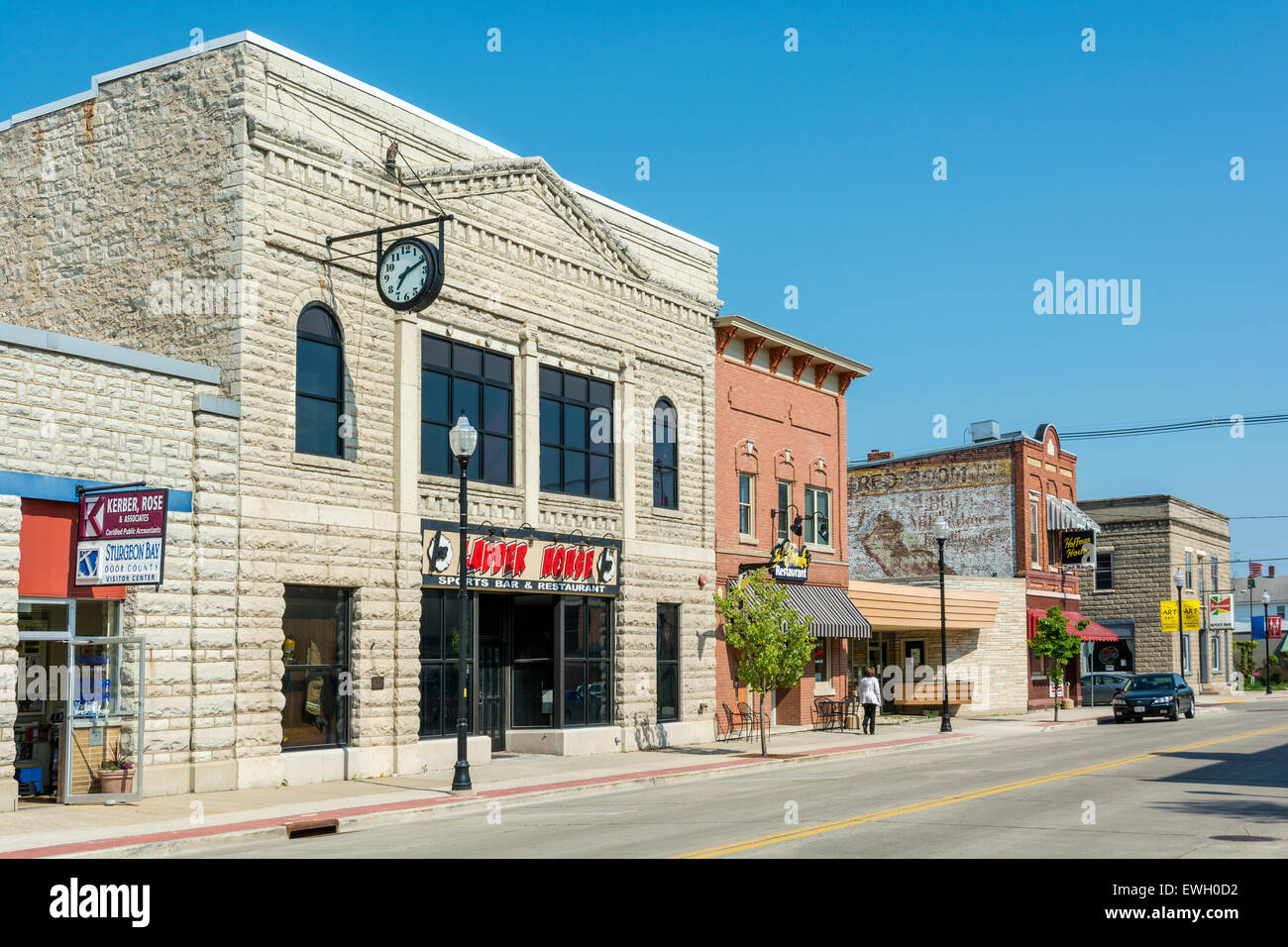 Wisconsin Door County Sturgeon Bay Historic Downtown