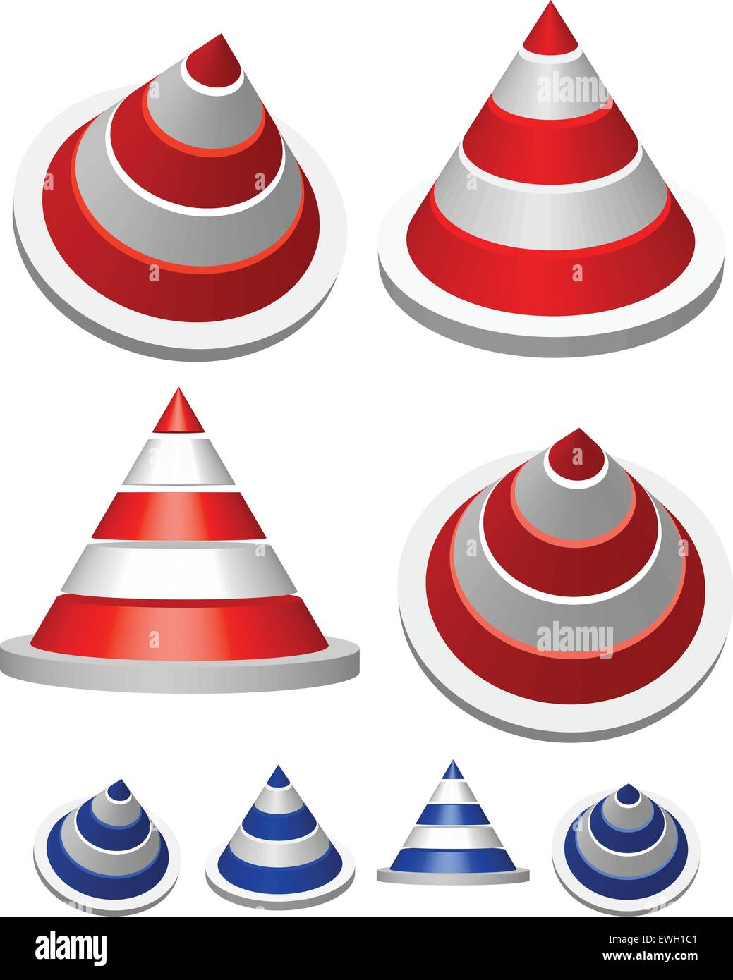 Illustration of traffic cones Stock Vector Image & Art Alamy