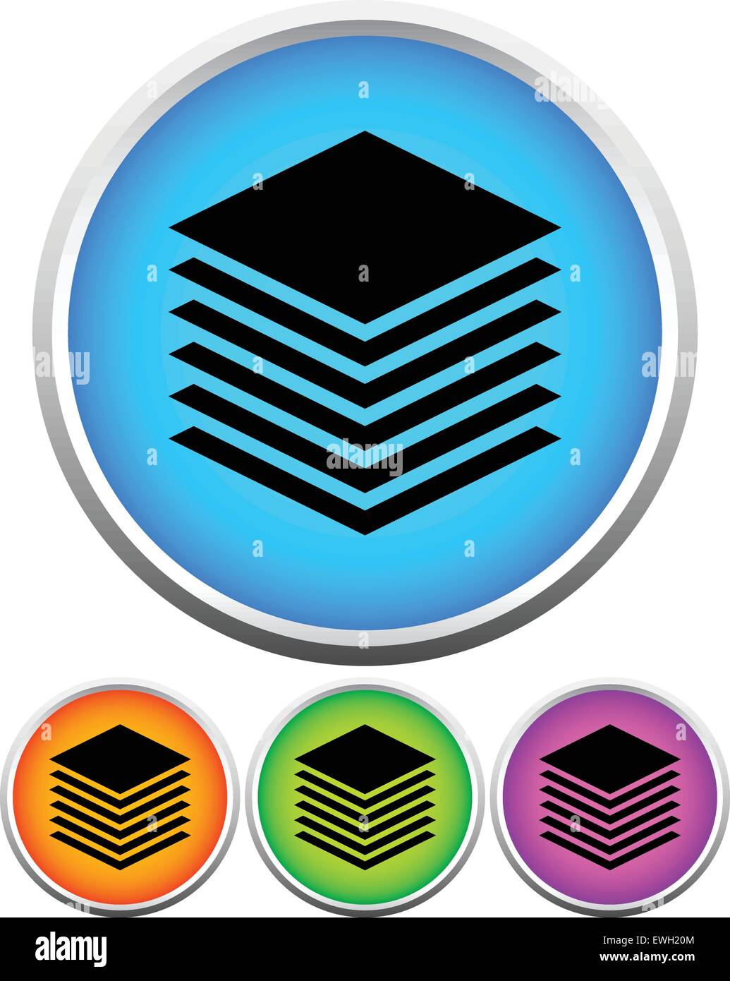 Layer Level Button Layers levels Stock Vector Images - Alamy