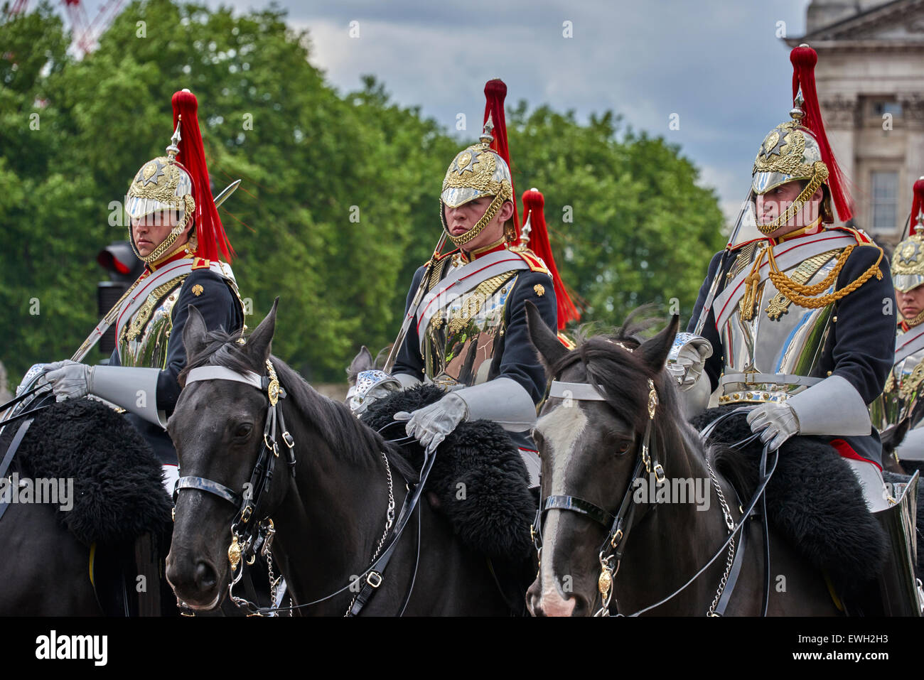 The Queen's Guard and Queen's Life Guard (called King's Guard and King
