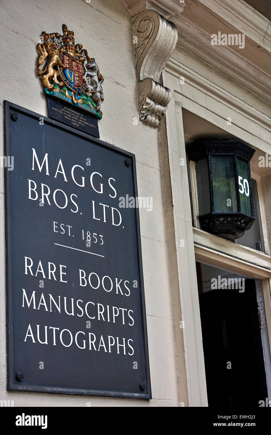 50 Berkeley Square London. The fourstorey brick town house was