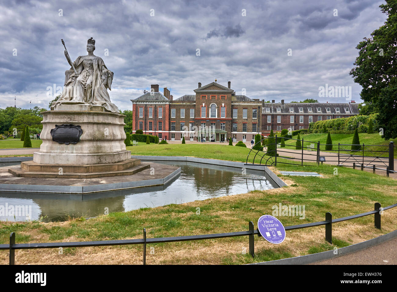Kensington Palace is a royal residence set in Kensington Gardens, in the Royal Borough of