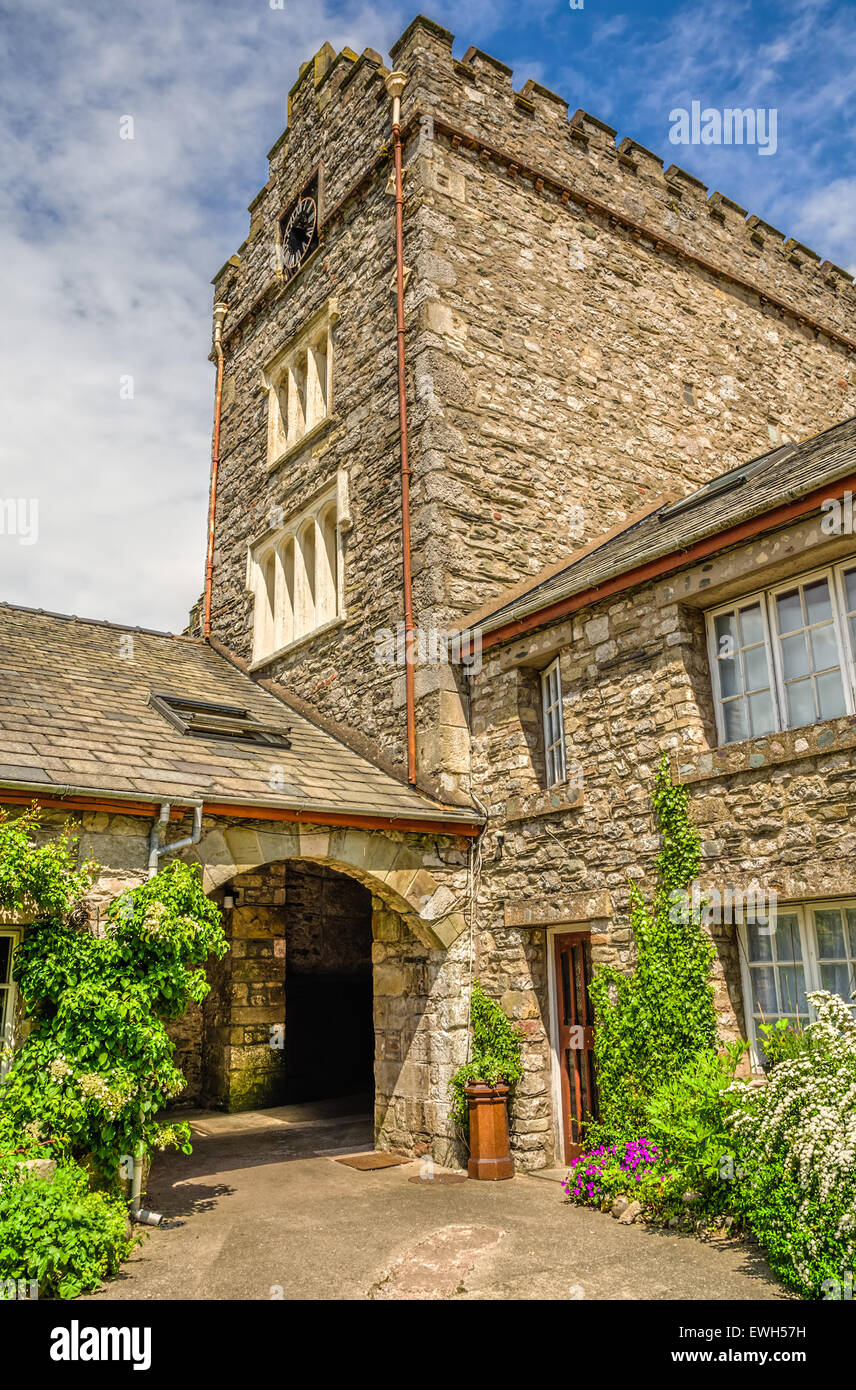 Conishead Priory near Ulverston, Cumbria. Stock Photo