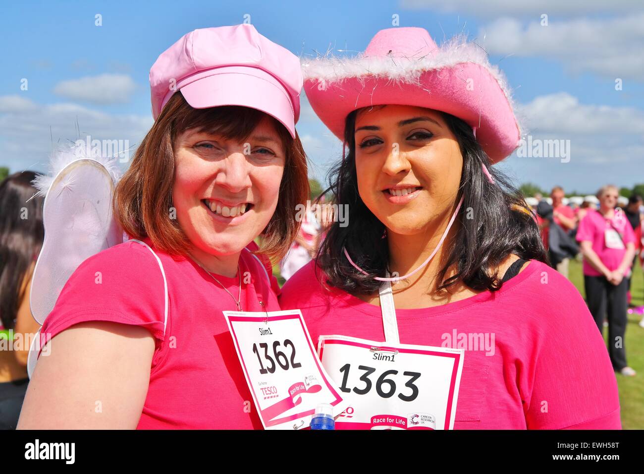 Race For Life - Sutton Coldfield, England - June 7 2015 Stock Photo
