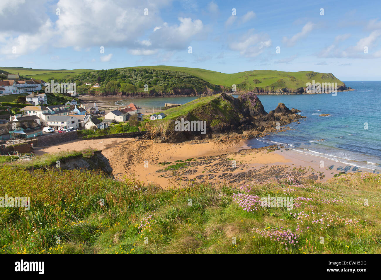 Hope Cove South Devon England UK near Kingsbridge and coast