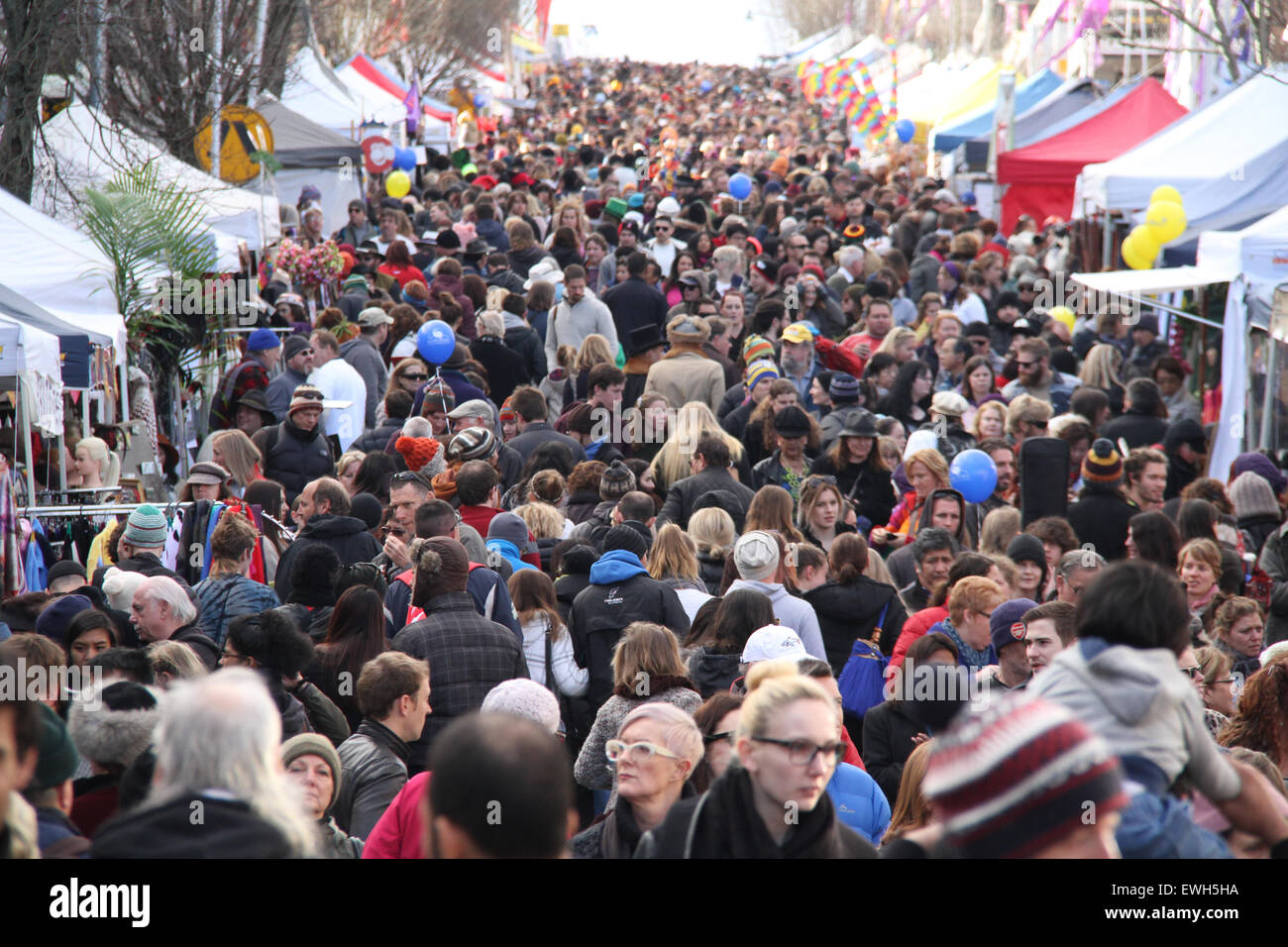 The Blue Mountains Winter Magic Festival. Pictured Katoomba Street