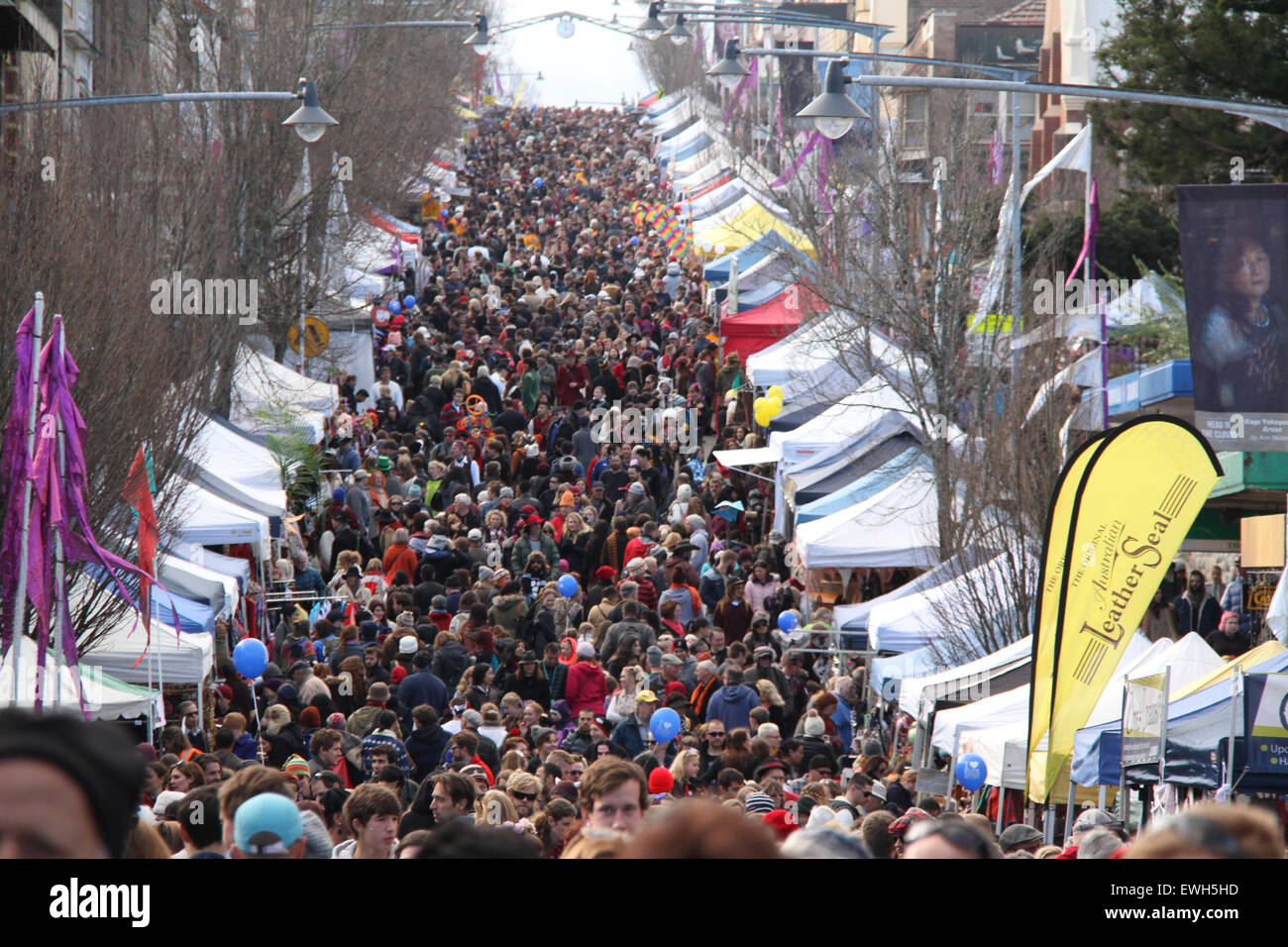 The Blue Mountains Winter Magic Festival. Pictured Katoomba Street