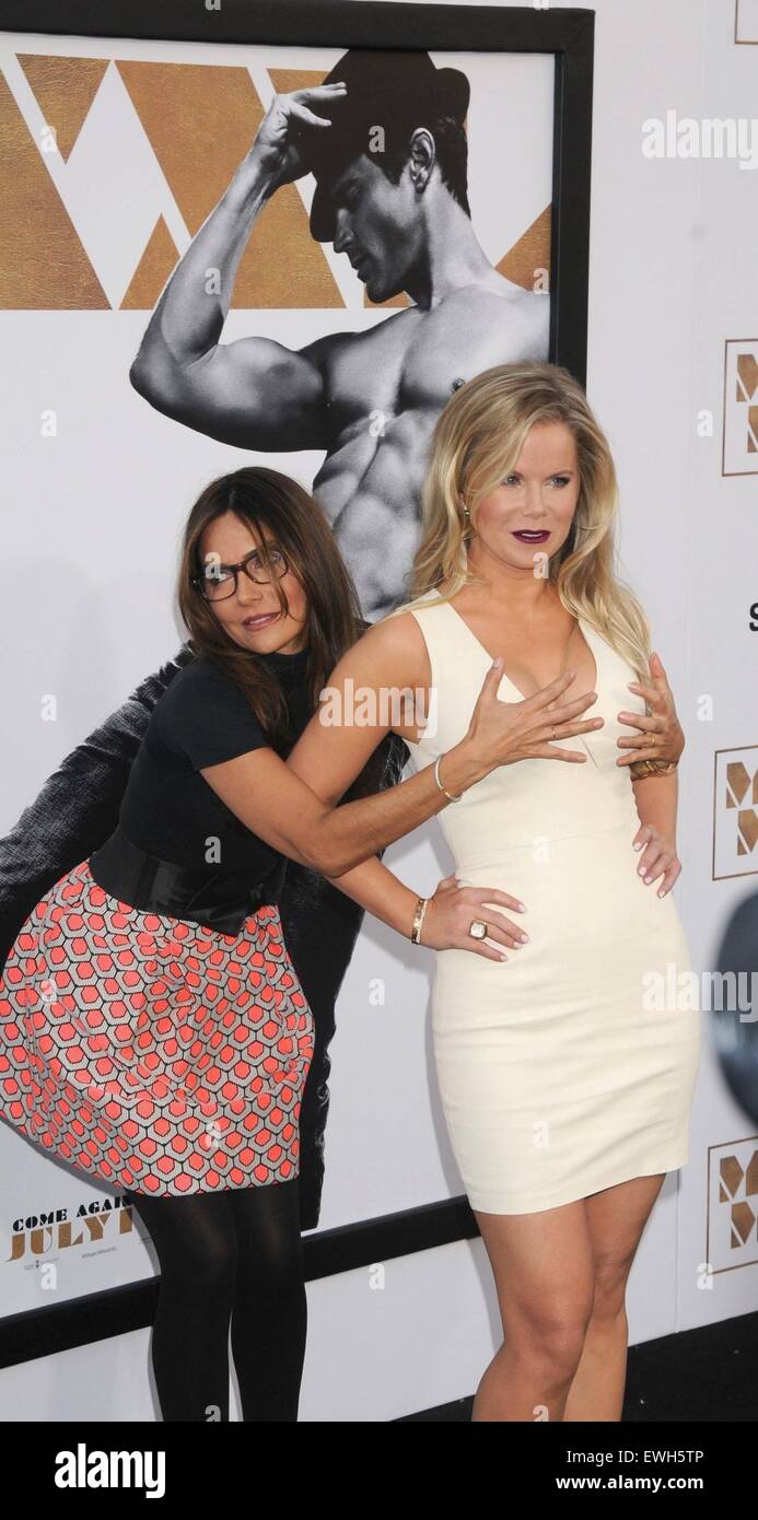 Los Angeles, California, USA. 25th June, 2015. Jun 25, 2015 - Los Angeles, California, USA - Actress VANESSA MARCIL, Actress CRYSTAL HUNT at the 'Magic Mike XXL' Hollywood Premiere held at the TCL Chinese Theater. Credit:  Paul Fenton/ZUMA Wire/Alamy Live News Stock Photo
