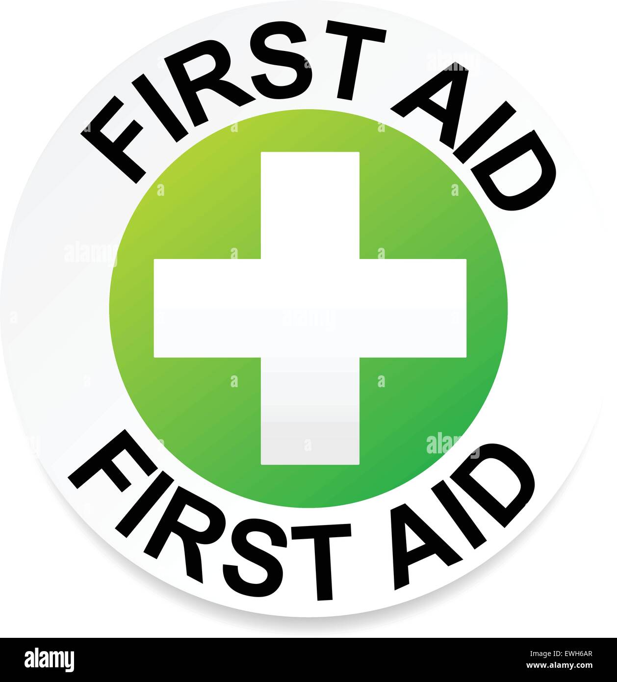 first-aid-badge-with-white-cross-over-color-stock-vector-image-art