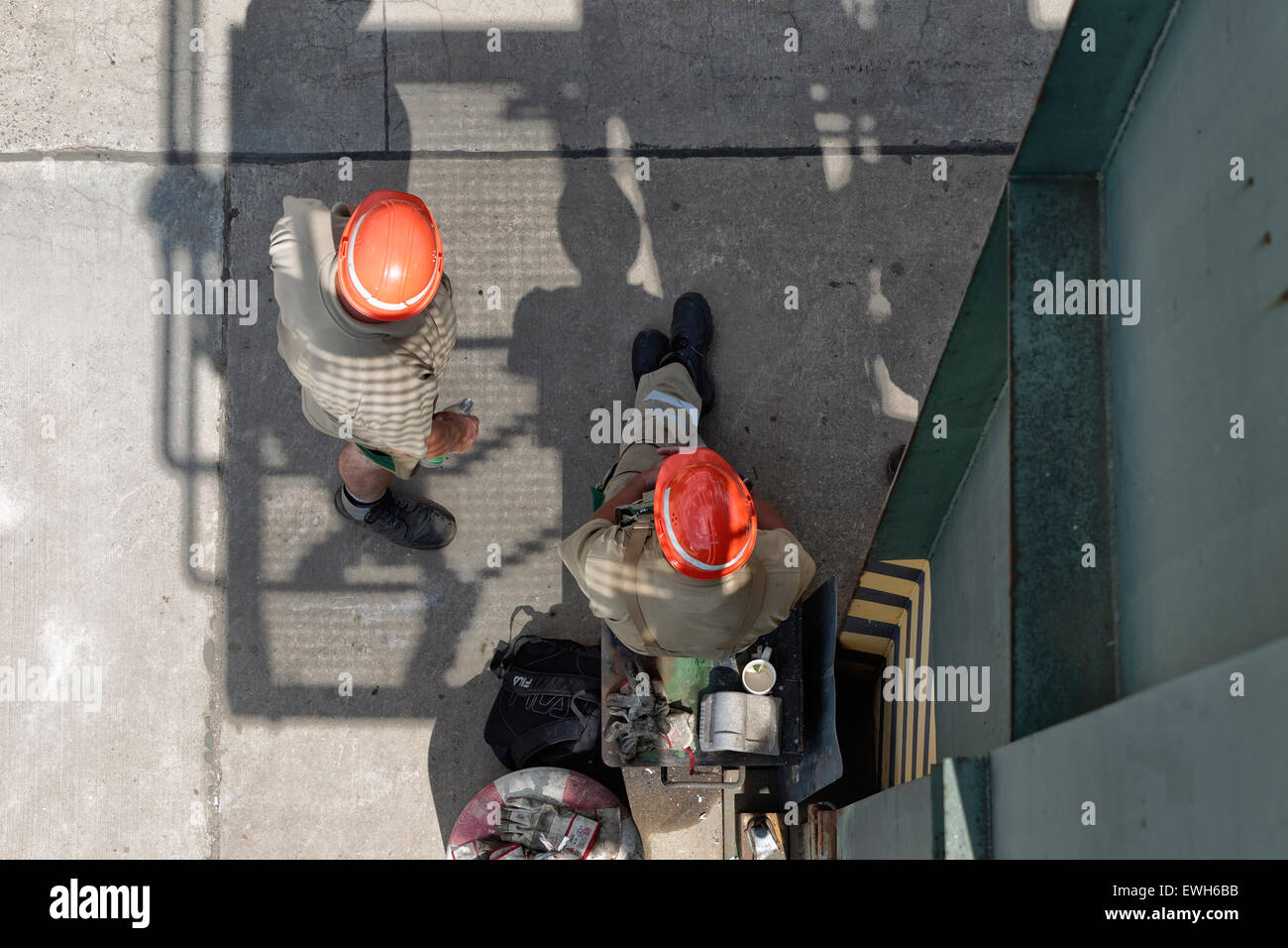 Berlin, Germany, envelope cutter U5 tunnel boring machine Stock Photo