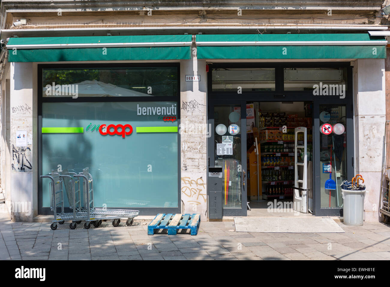 A Coop supermarket store in Venice Italy Stock Photo Alamy