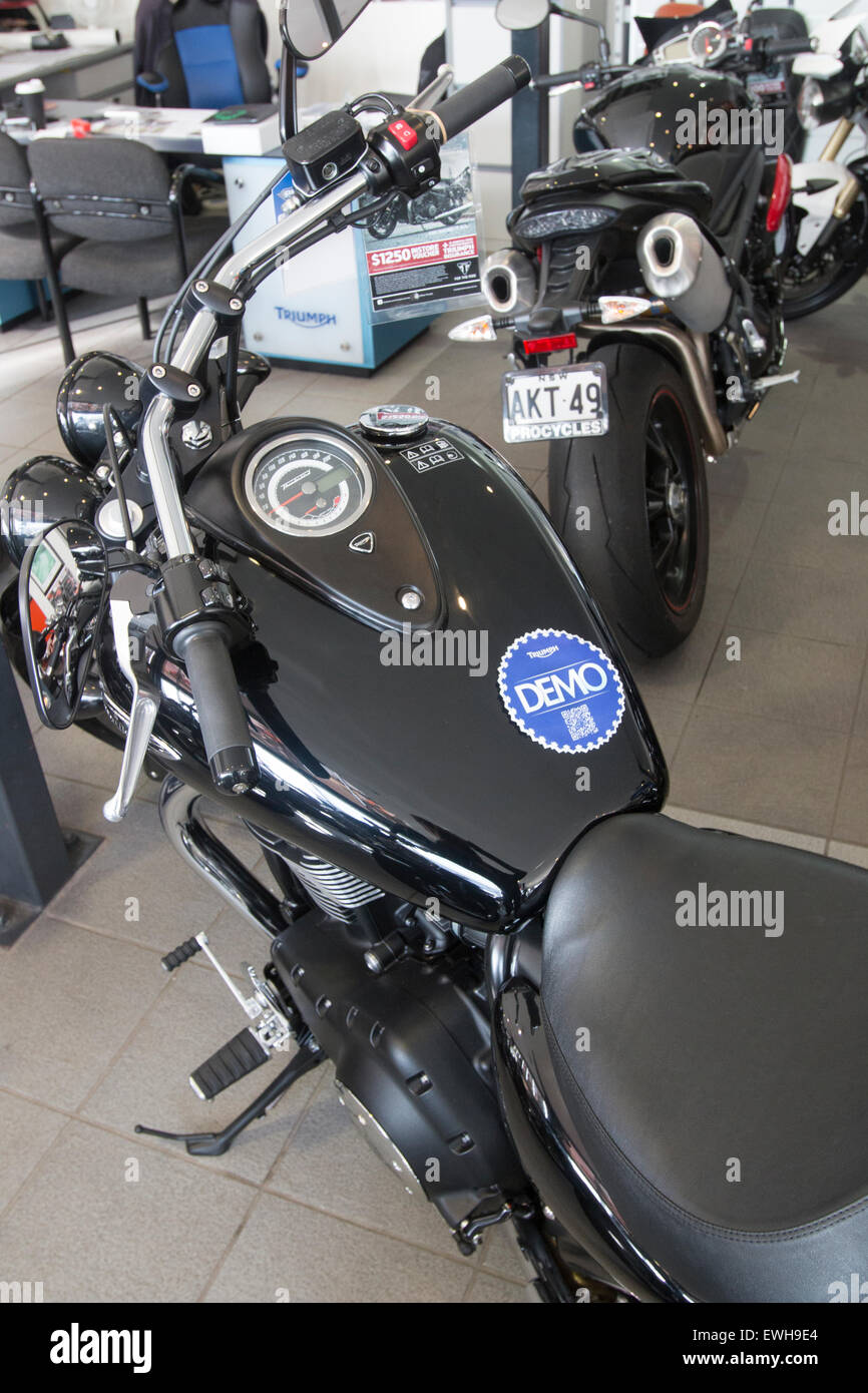 Triumph thunderbird storm and other motorbikes for sale at a
