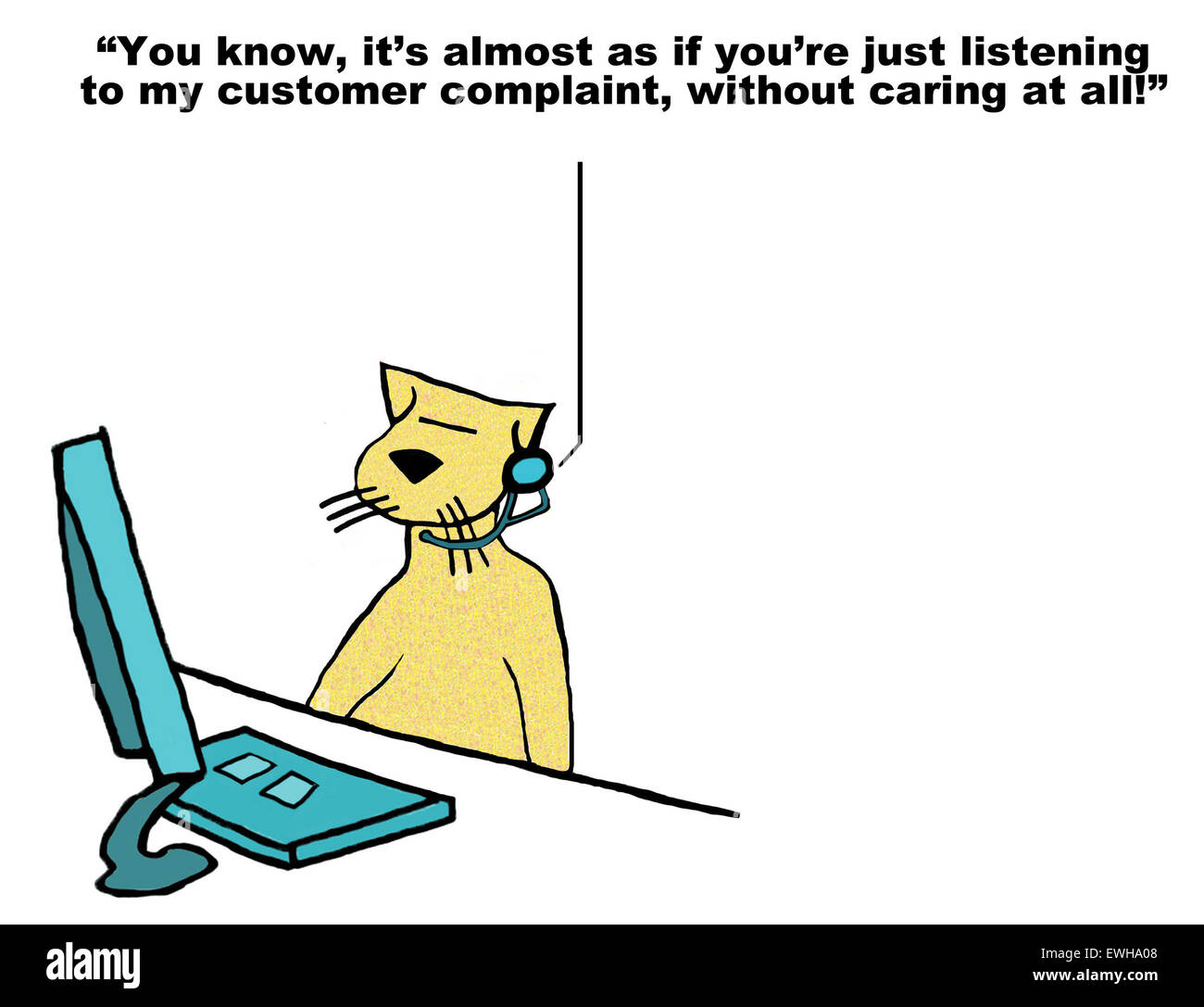 Call center cartoons Cut Out Stock Images & Pictures - Alamy