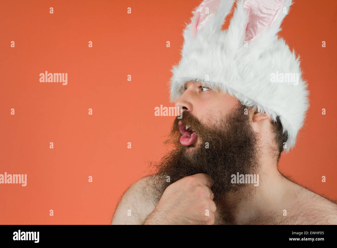 Bunny rabbit man hi-res stock photography and images - Alamy