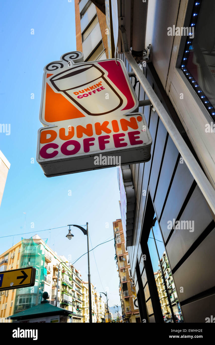 Dunkin Coffee in Málaga, Spain Stock Photo Alamy