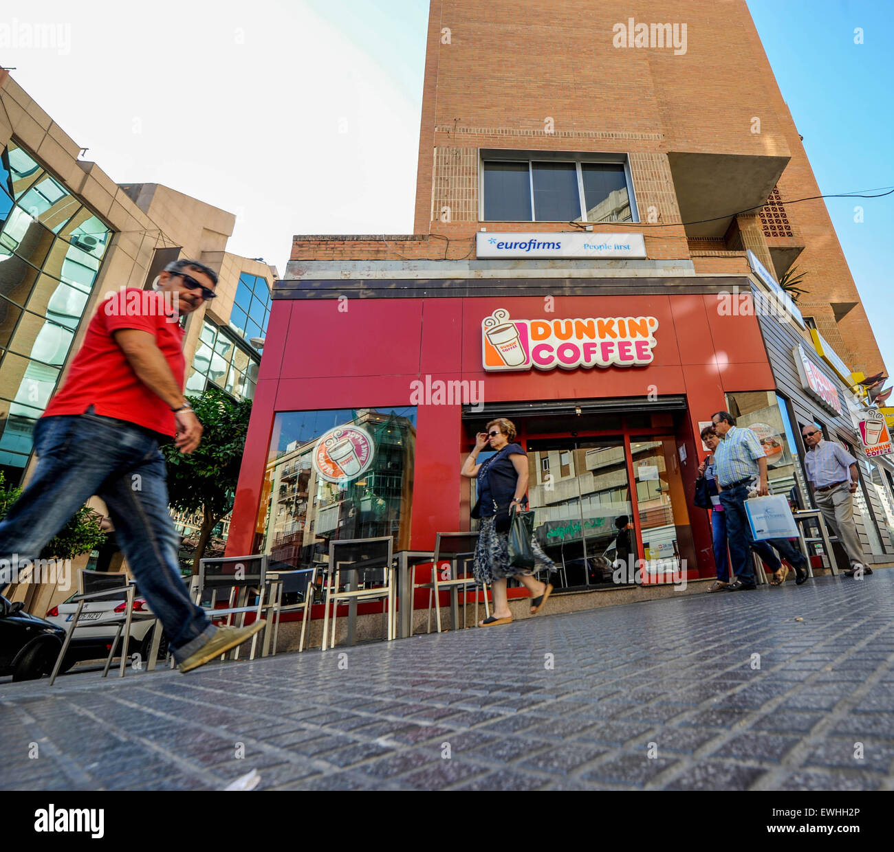 Dunkin Coffee in Málaga, Spain Stock Photo Alamy