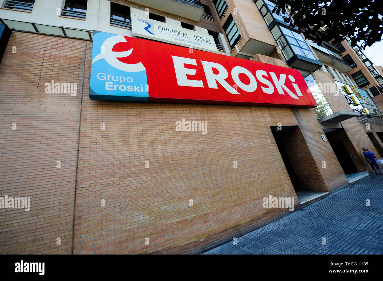 Eroski Super Market Stock Photo