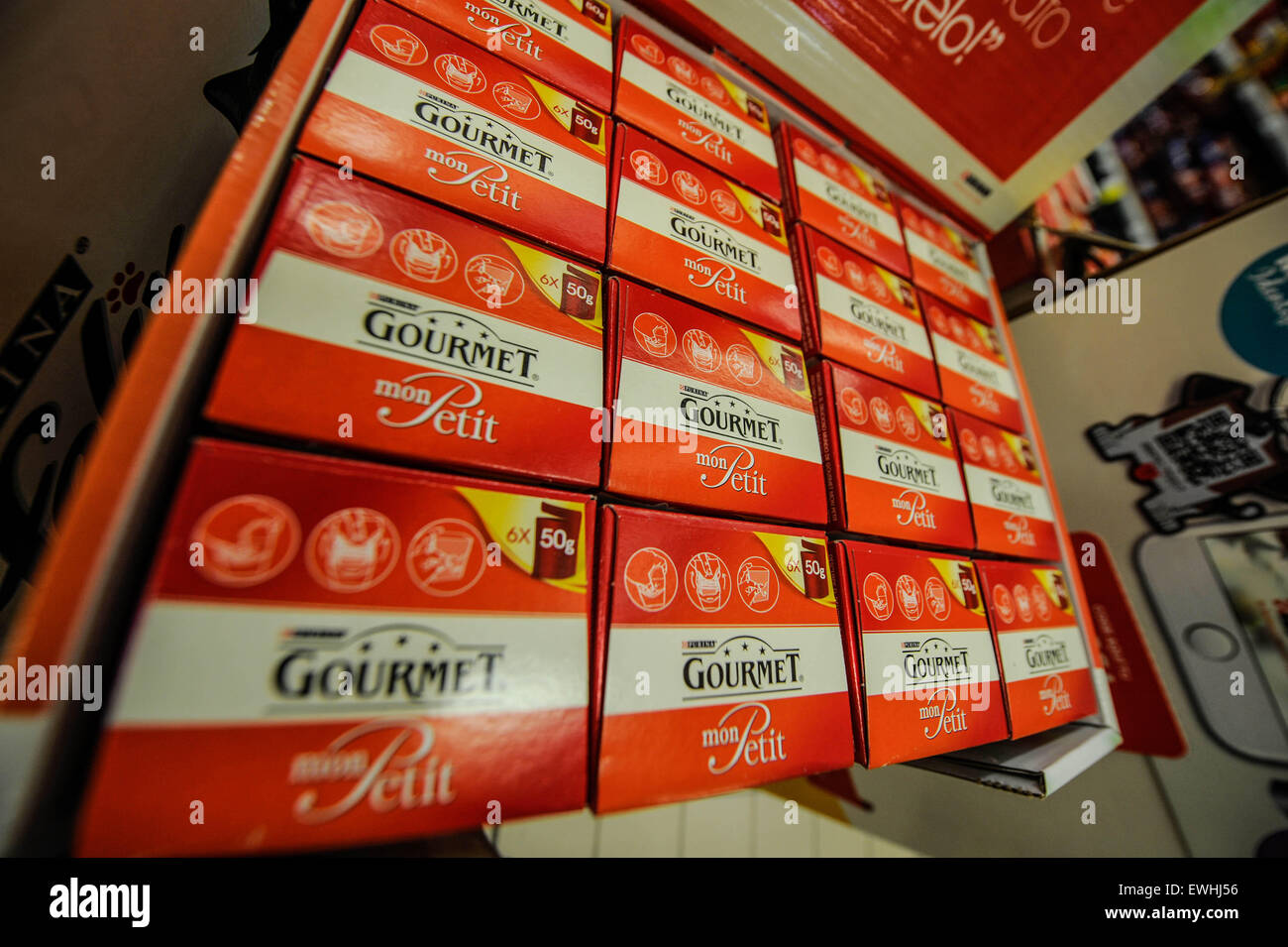 Gourmet Tea in a Eroski super market Stock Photo