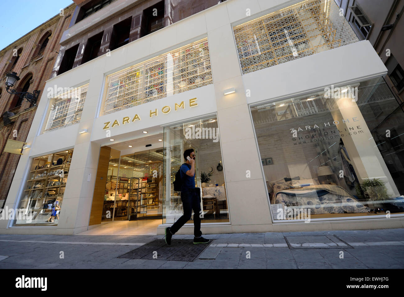Zara Home Store in the main center of the old town in Málaga Spain Stock  Photo - Alamy