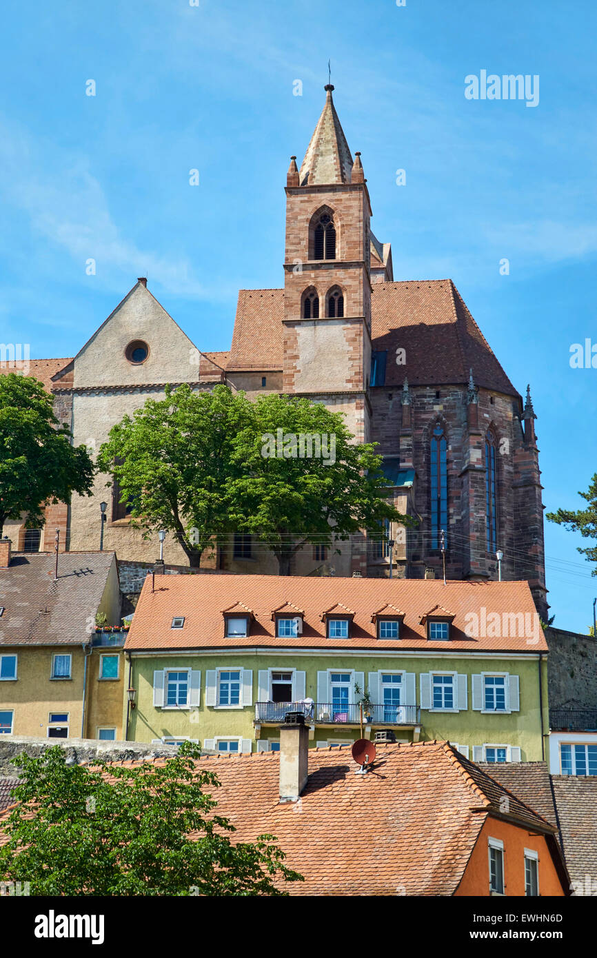 Views of the Stephans Cathedral in Breisach on the Upper Rhine in Baden
