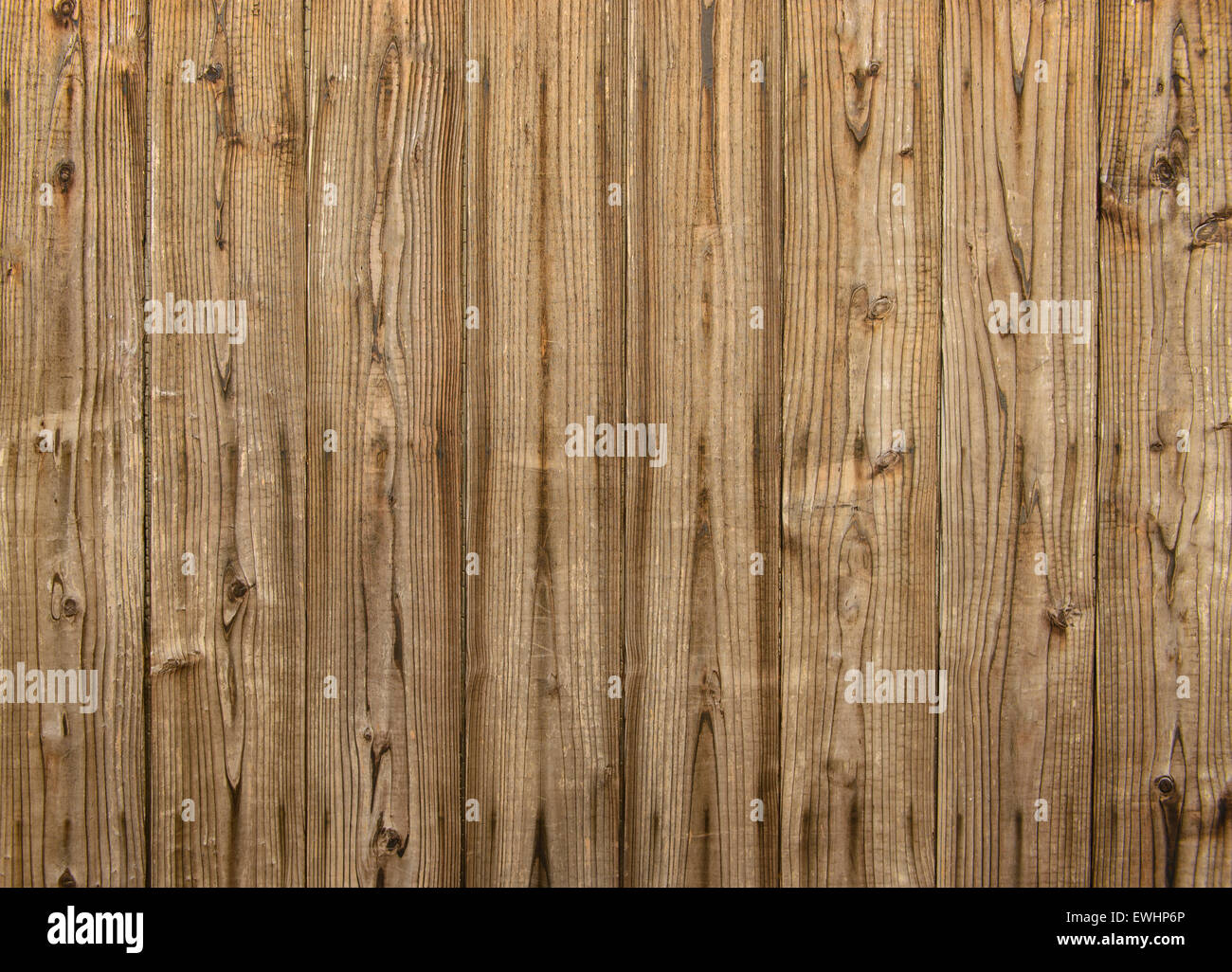 Brown plank wood wall Stock Photo