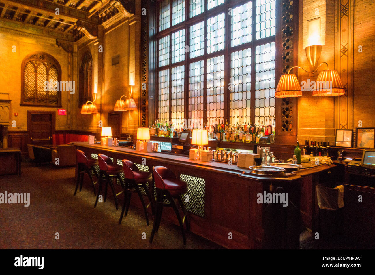Campbell apartment cocktail lounge at Grand Central Terminal NYC Stock