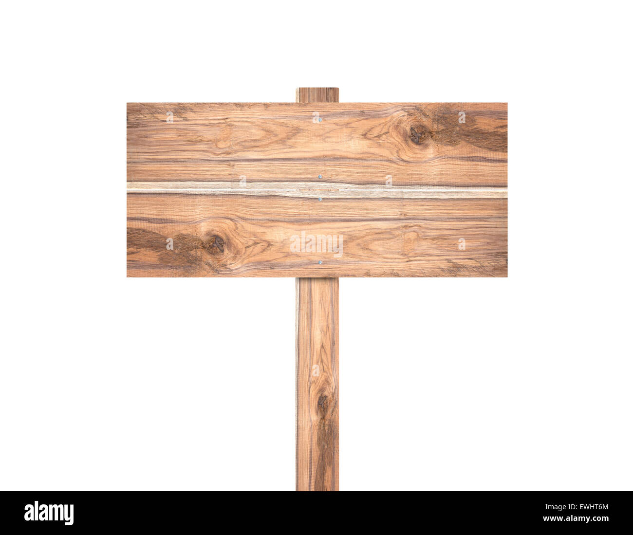 Old wooden sign isolated on a white background Stock Photo - Alamy