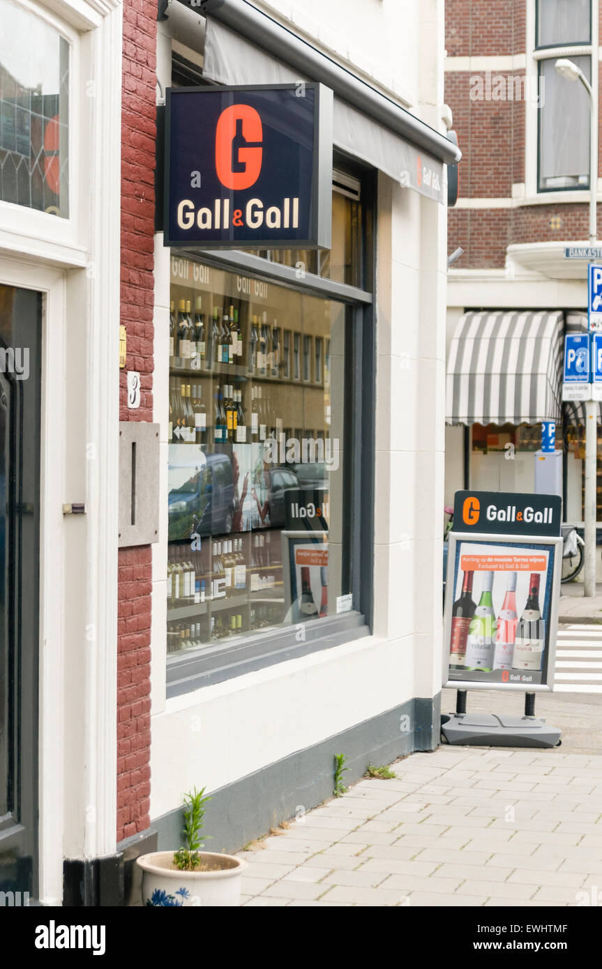 Gall & Gall wine shop, The Hague, Netherlands Stock Photo