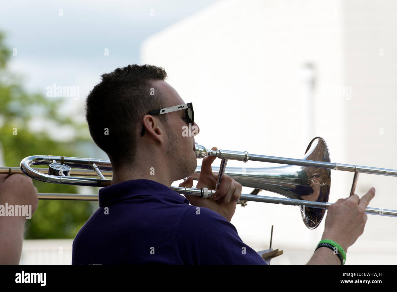 Trombone player hires stock photography and images Alamy