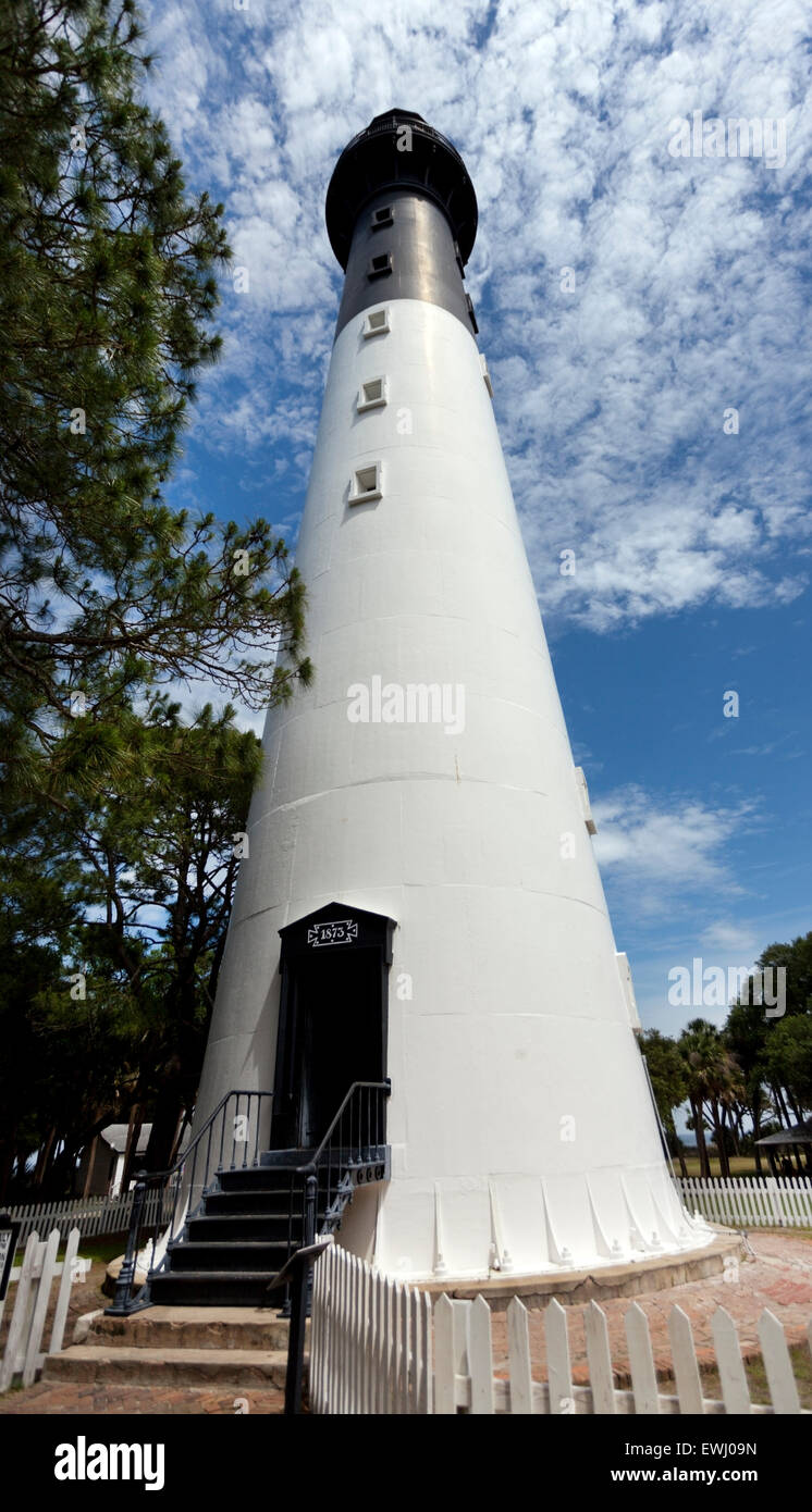 Lighthouse on Hunting Island South Carolina Stock Photo Alamy