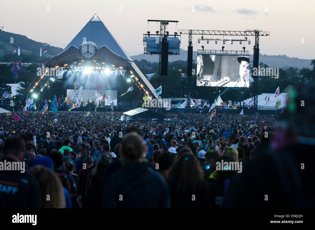Pete doherty babyshambles glastonbury festival hi-res stock
