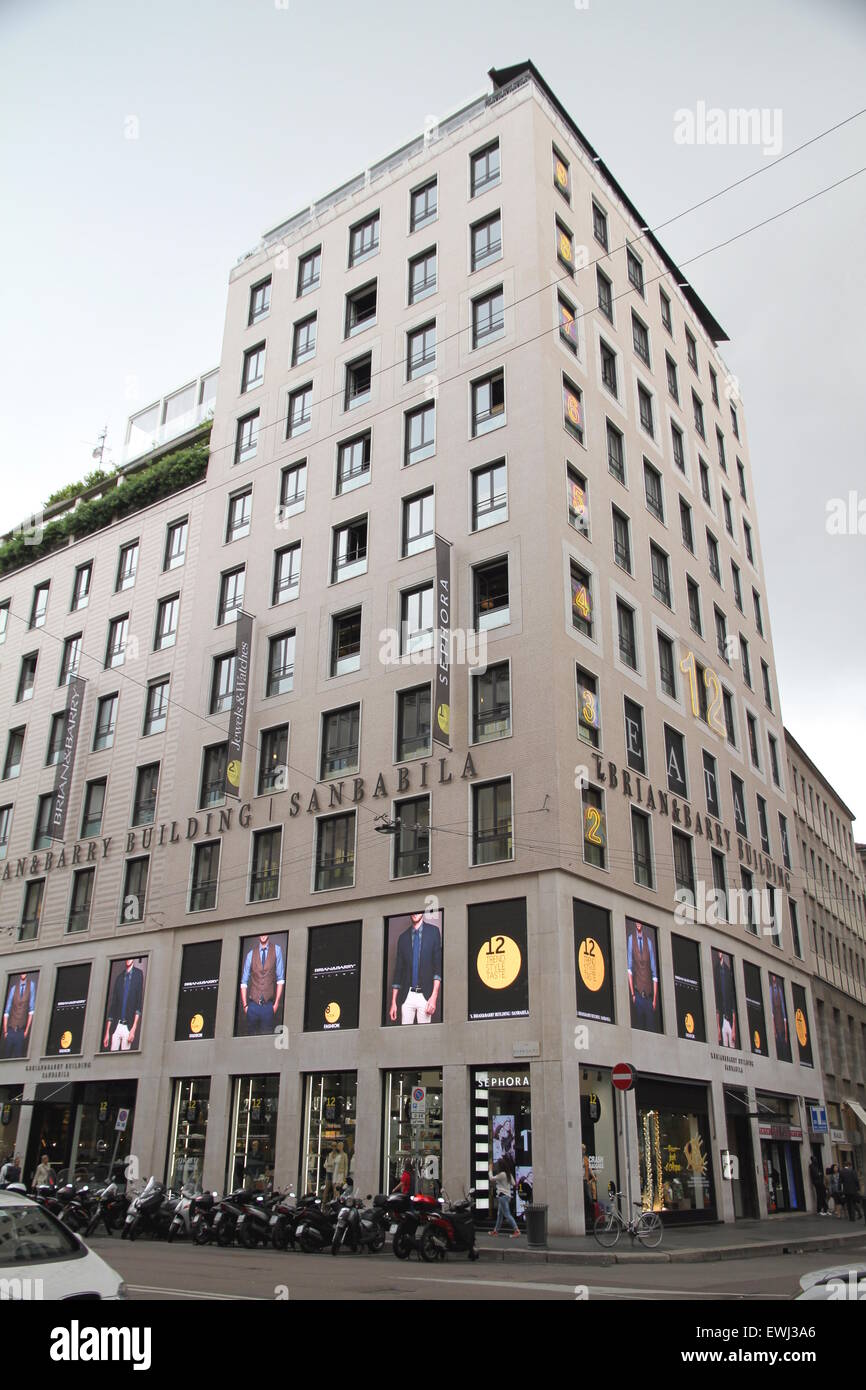 Fashion and beauty outlet in Milan, Italy Stock Photo