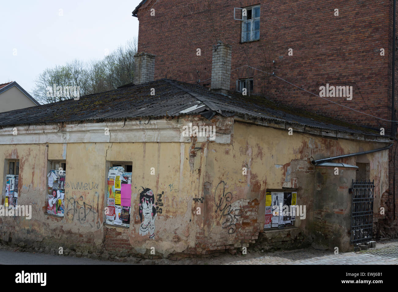 Old house in Tartu Estonia Stock Photo Alamy