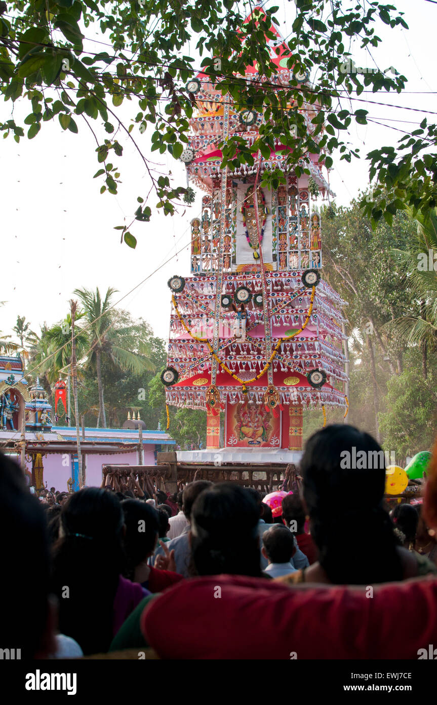 temple festival southindia, kerala, india, asia Stock Photo