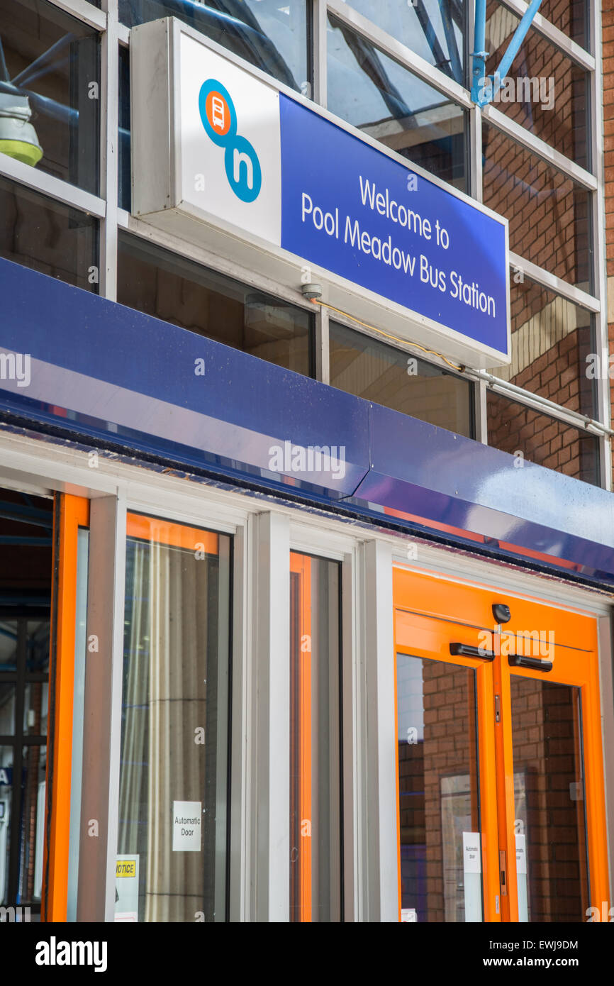 Pool Meadow Bus Station, Coventry, UK Stock Photo Alamy