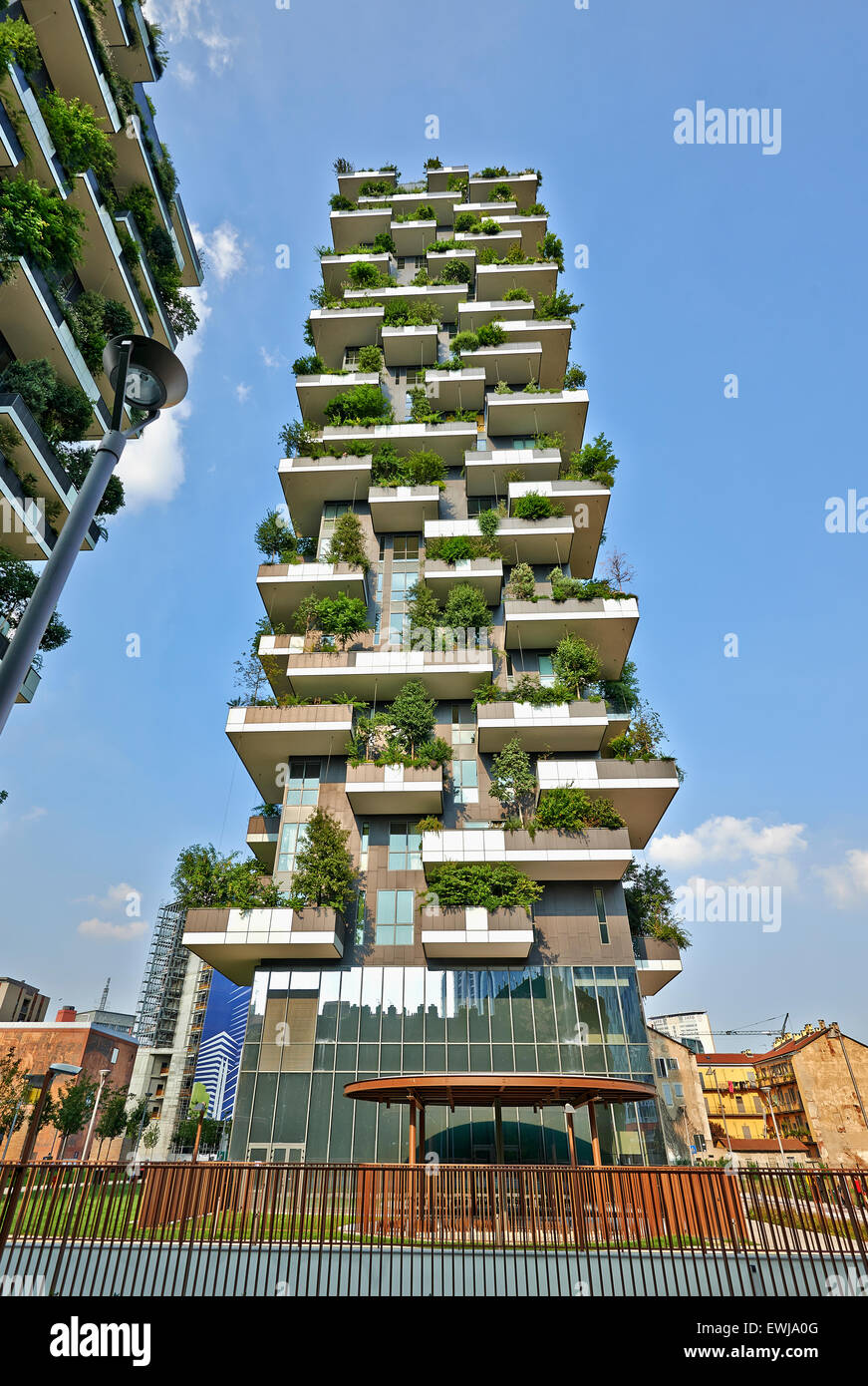 Vertical Forest apartment building in the Porta Nuova area of Milano