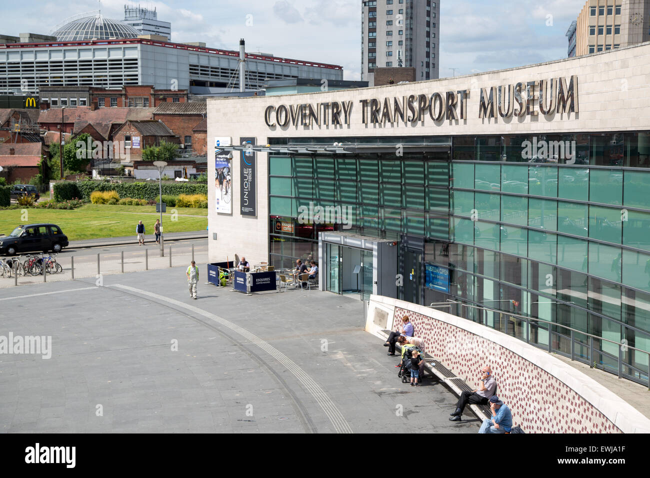 Exterior of the Coventry Transport Museum Stock Photo